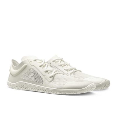Vivobarefoot Primus Lite III Womens - White Running Shoes VBM425608